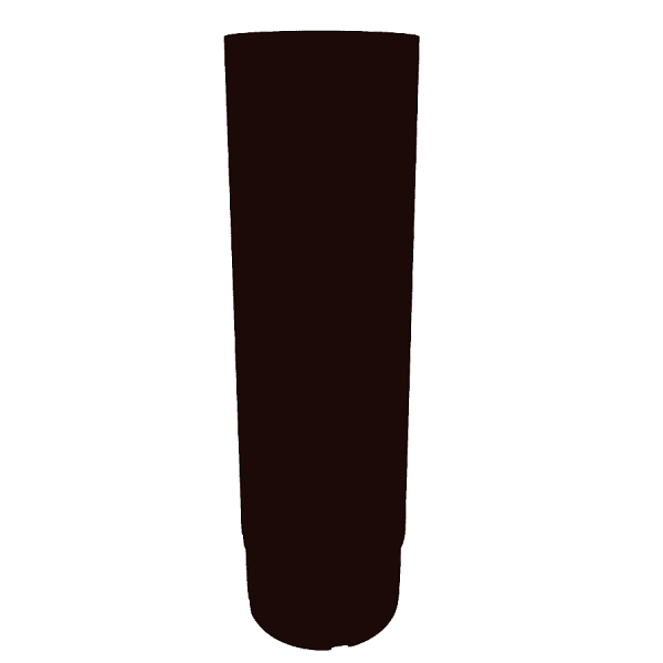 Труба круглая 100 мм 3 м Grand Line RR 32 темно-коричневый