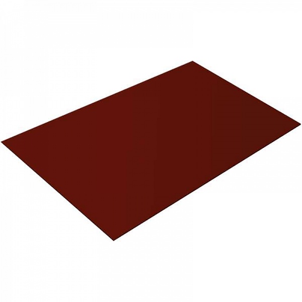 Плоский лист 0,7 PE RAL 3009 оксидно-красный